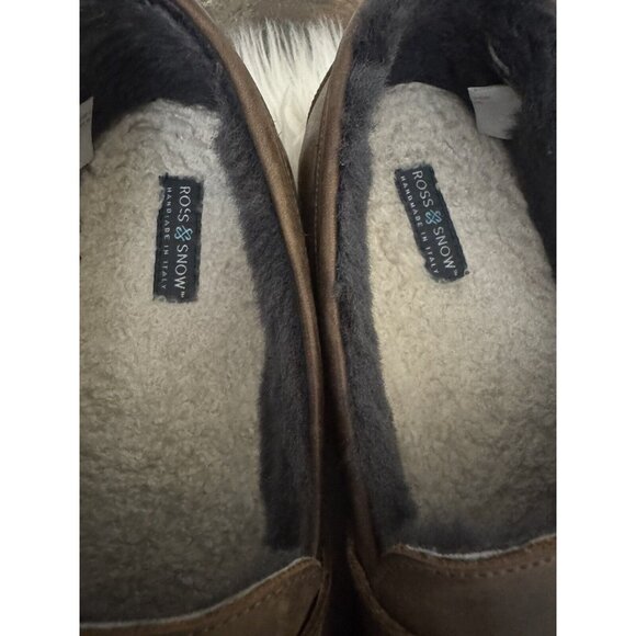 Ross & Snow Matteo Genuine Shearling Loafer Sneaker USA Size 13‎ Water Resistant main image 4